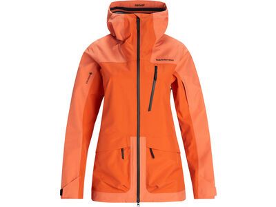 Peak Performance W Vertical 3L Jacket, light orange