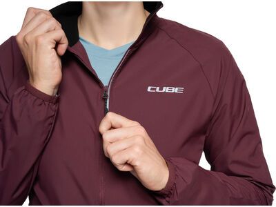 Cube WS Windjacke CMPT, bordeaux - Bild 3