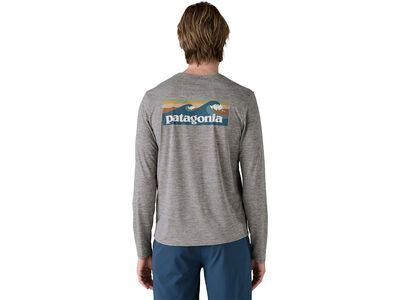 Patagonia Men's Long-Sleeved Cap Cool Daily Graphic Shirt - Waters, abalone blue/feather grey - Bild 3