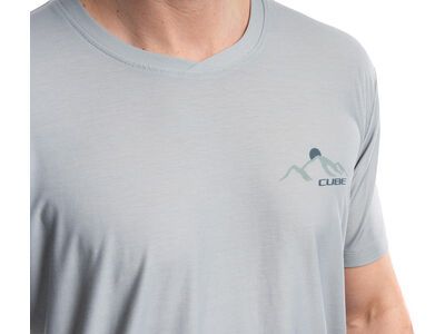 Cube MTB Rundhalstrikot Soft Touch kurzarm, grey - Bild 3