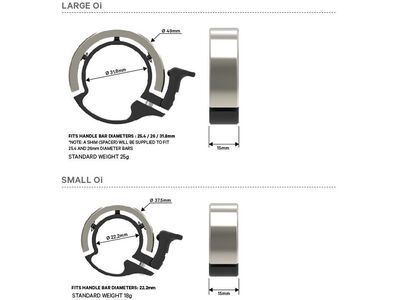 Knog Oi Classic - Large, black/grey - Bild 4