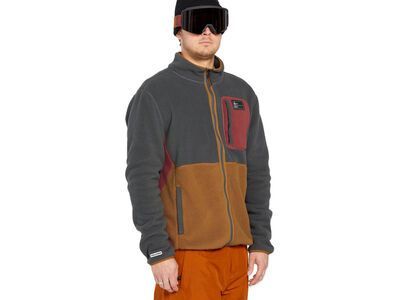 Volcom Fleecer Full Zip, charcoal - Bild 4