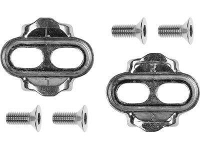 Crankbrothers Standard Release Premium Cleat Kit - 0° Float, silver - Bild 2