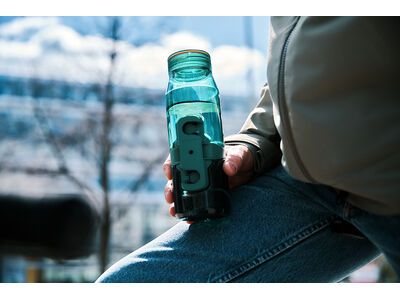 Fidlock Twist Bottle 700 Life + Bike Base, transparent green - Bild 8