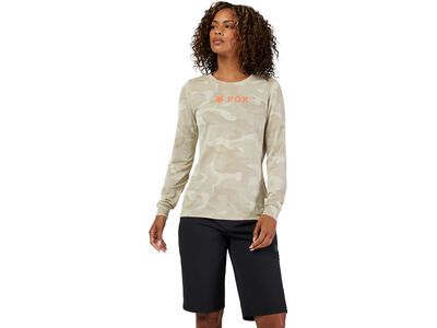 Fox Womans Ranger Tru Dri LS Jersey, cream - Bild 3