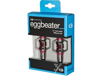 Crankbrothers Eggbeater 3 Hangtag Version, silver/red - Bild 2