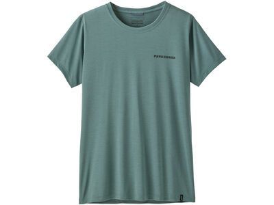 Patagonia Women's Capilene Cool Daily Shirt - Mother Rays blue sage/light blue sage x-dye
