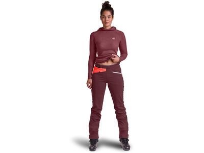 Ortovox Merino Naturtec Light Col Becchei Pants W, winetasting - Bild 5