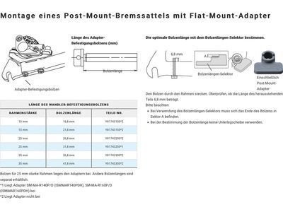 Shimano Scheibenbremsadapter von PM-Bremssattel auf Flat Mount Gabel/-Rahmen - vorne / 160 mm - Bild 4