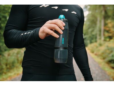 Fidlock Twist Bottle 800 Antibacterial + Bike Base, transparent black/light green - Bild 20