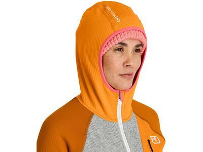 Ortovox Merino Fleece Grid Plus Classic Knit Hoody W, glacier grey - Bild 3