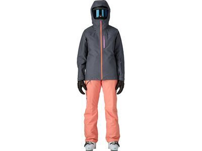 Patagonia Women's Insulated Powder Town Jacket, smolder blue w/orange peel - Bild 8