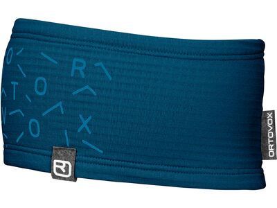 Ortovox Merino Fleece Light Grid Headband petrol blue