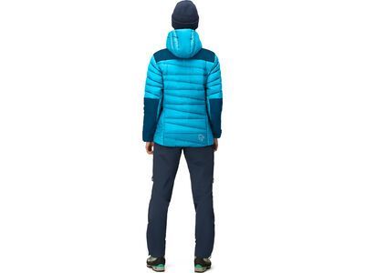 Norrona falketind down750 Hood W's, aquarius/mykonos blue - Bild 4