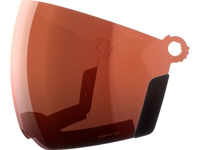 POC POCito Obex Visor Spare Lens, Partly Sunny Light Orange / uranium black - Bild 1