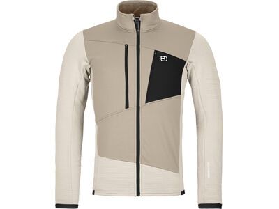 Ortovox Merino Fleece Grid Jacket M, white chalk