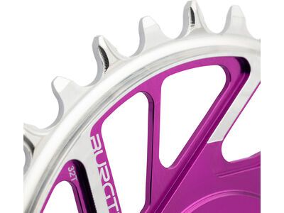 Burgtec 3 mm Offset Thick Thin Chainring SRAM 8-Bolt, purple rain - Bild 12