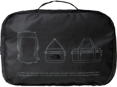 The North Face Base Camp Voyager Duffel 42L, tnf black/asphalt grey - Bild 5