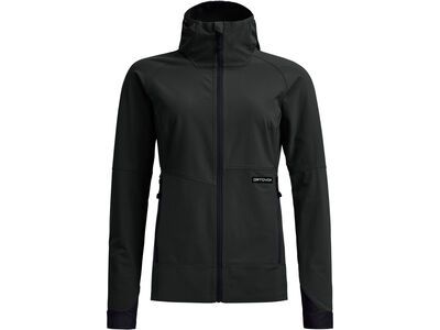 Ortovox Venet Softshell Hooded Jacket W, black raven - Bild 1