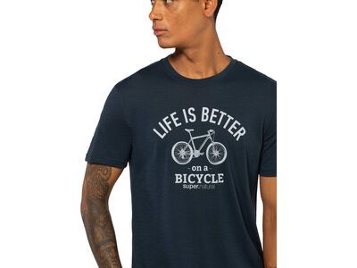 super.natural Better Bike Tee Herren, blueberry/vapor grey - Bild 4