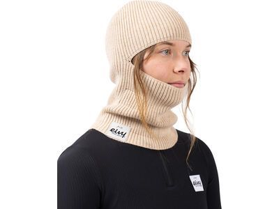 Eivy Foldable Knit Balaclava Beanie, sand - Bild 2