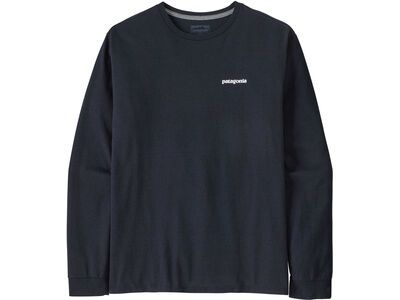 Patagonia Men's Long-Sleeved P-6 Logo Responsibili-Tee new navy