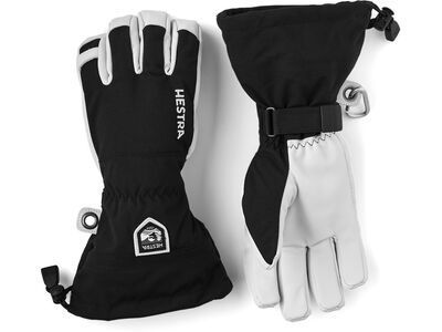 Hestra Army Leather Heli Ski 5 Finger black