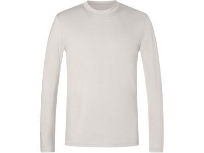 super.natural Casual Rib Bio J LS Herren, white stone melange - Bild 1