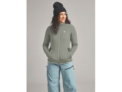 Ortovox Merino Fleece Hoody W, green sage - Bild 4