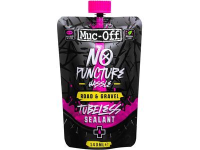 Muc-Off No Puncture Hassle Tubeless Sealant Road & Gravel - 140 ml pink