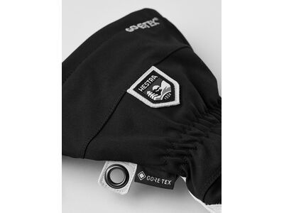 Hestra Army Leather Heli Ski GTX + Gore Grip Technology 5 Finger, black - Bild 4