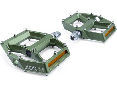 Cube Acid Pedale Flat A20, olive - Bild 3