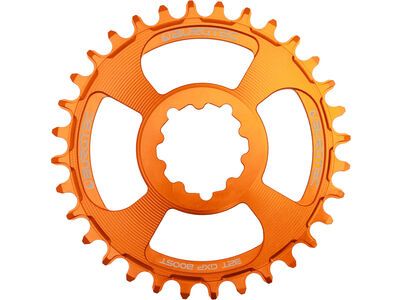 Burgtec SRAM Boost 3 mm Offset Thick Thin Chainring iron bro orange