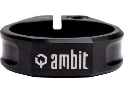 Ambit Components Sattelklemme - 31,8 mm schwarz
