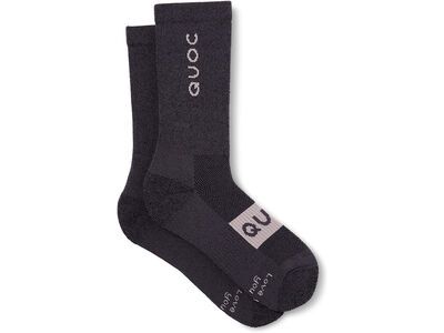 Quoc All Season Merino Wool Socks, charcoal