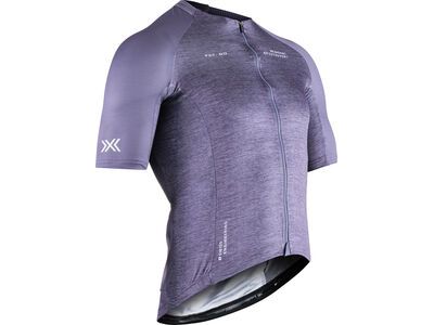 X-Bionic Corefusion Men's Cycling Short Sleeve Merino Jersey muted lavender melange