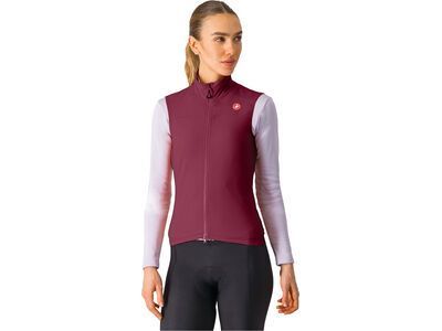 Castelli Espresso W Vest deep bordeaux