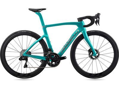 Pinarello F9 Dura Ace Di2 2x12 / MOST Ultrafast 45 formula green matt