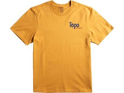 Topo Designs Peak Tee S/S Herren, goldenrod - Bild 1