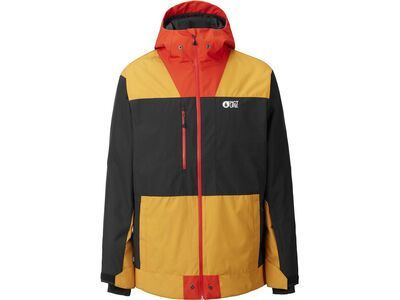 Picture Lodjer Jacket, black/golden yellow