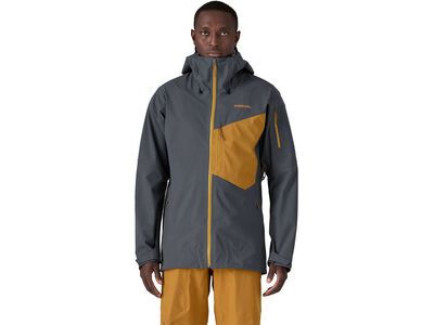 Patagonia Men's SnowDrifter Jacket, smolder blue w/raptor brown - Bild 2