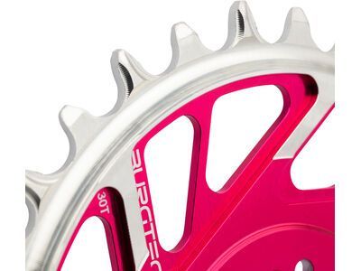 Burgtec 3 mm Offset Thick Thin Chainring SRAM 8-Bolt, toxic barbie pink - Bild 8