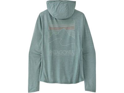 Patagonia Women's Capilene Cool Sun Hoody - Peak Visions, nouveau green/blue sage x-dye - Bild 2