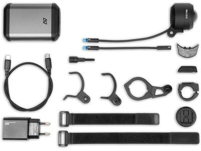 Cube Acid Frontlicht Pro-E 200 HB PowerBank, black, space grey`n`black - Bild 2