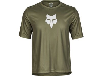 Fox Youth Ranger SS Jersey, olive green