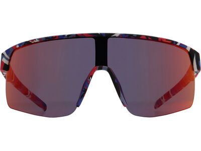 Red Bull Spect Eyewear Dakota, Smoke/Red-Purple Mirror / matt blue-burgundy pattern - Bild 3