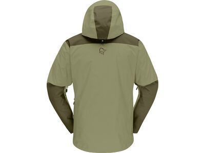 Norrona trollveggen Gore-Tex Pro light Jacket M's, olive night/deep lichen green - Bild 3