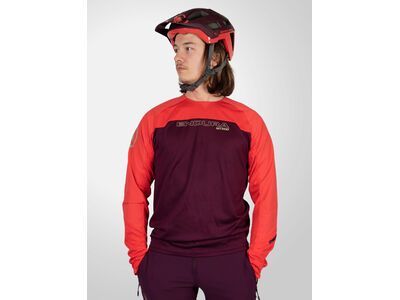 Endura MT500 Burner Trikot (Langarm), aubergine - Bild 3