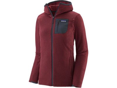 Patagonia Women's R1 Air Full-Zip Hoody, sequoia red