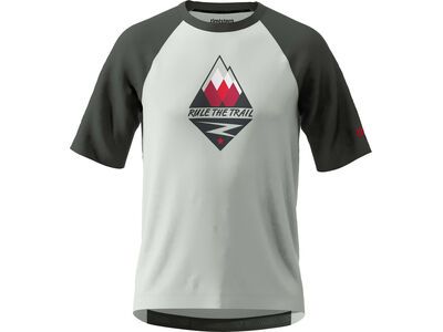 Zimtstern PureFlowz Shirt SS Men glacier grey/gun metal/cyber red